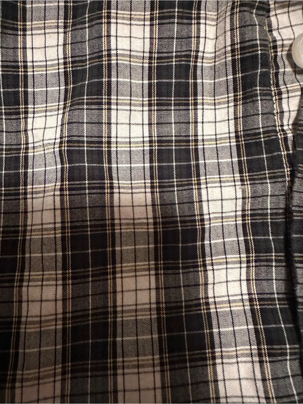 Baby Gap Plaid Long-Sleeve Button-Up One-Piece for Kids -Size 12-18M